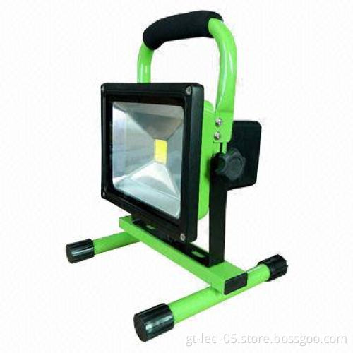 20W LED Cordless Floodlight with Li-ion Battery, CE, RoHS, SAA Approved